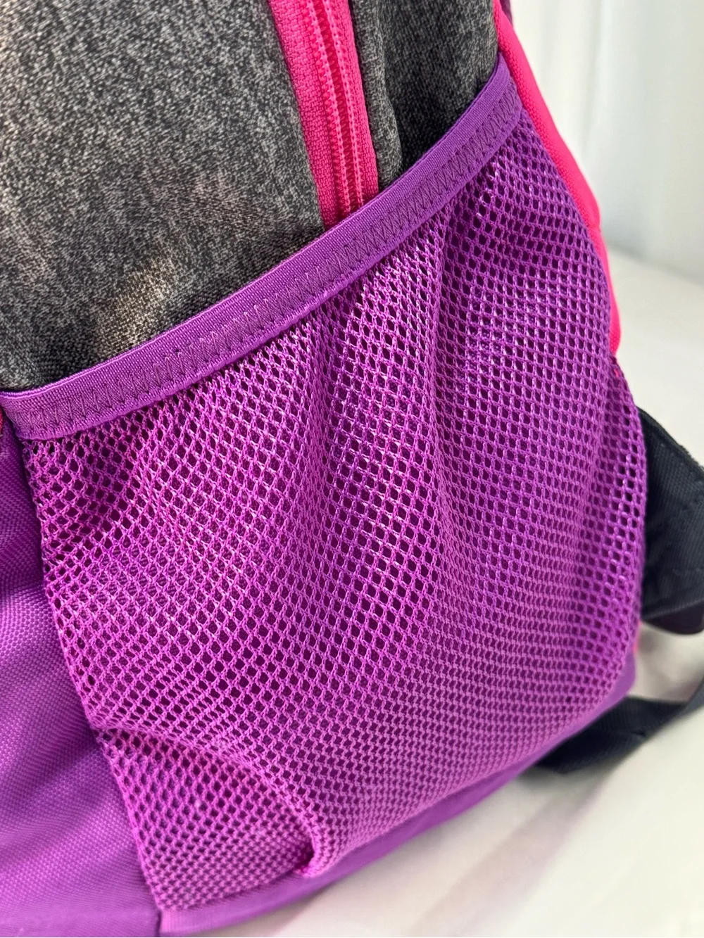 Adidas Foundation Multi-Compartment Backpack Purple Pink Gray